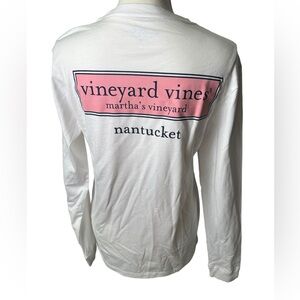 VINEYARD VINES women’s lightweight graphic long sleeve logo tee size XS NWT